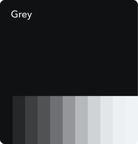 Viser eksempel på nyanser av grey
